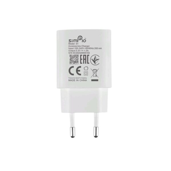 Simplo Usb Charging Adapter 1a S1, 1 Unit