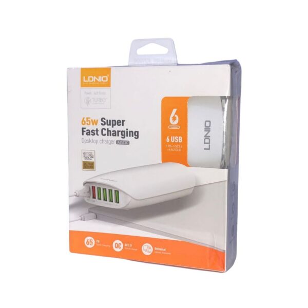 Ldnio Desktop Charger 65w Pd65w 6usb A6573c, 1 Unit