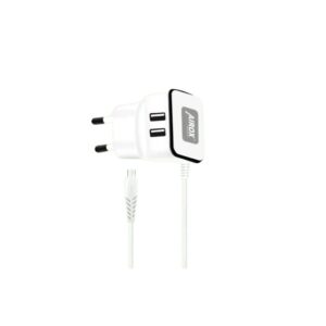 Mi Airox Charger Dual Usb Port 1.2a With Micro Cable, 1 Unit