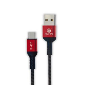 Ronin Type-c Usb Cable 3 Ampere 2 Meter R-420, 1 Unit