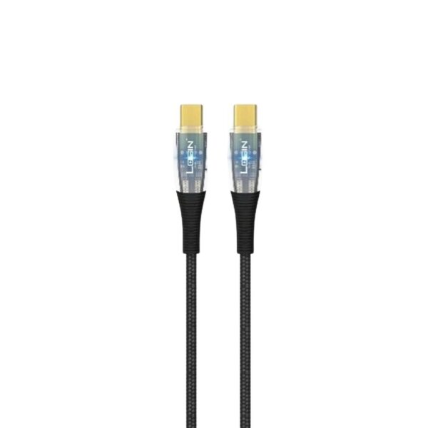 Apple Login Usbc To Usbc Super Fast Data Cable 65 Watt 1.2 Meter Led Indicator Best For Iphones Ipads Smartphones Lt313 1 Piece, 1 Unit