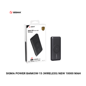 Sigma Power Banksw‐15 (wireless) New 10000 Mah, 1 Unit