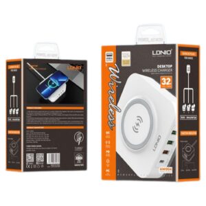 Ldnio Aw004 Qc3.0 32w Desktop Wireless Charger 1 Piece, 1 Unit