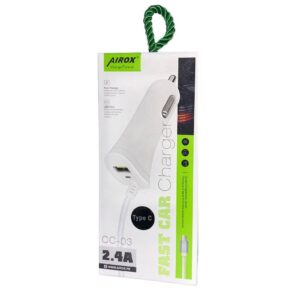 Airox Type-c Car Charger 2.4 Cc-03, 1 Unit