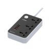 Ldnio Sc3412 3 Qc3.0 Usb 1 Type C 3 Power Socket Charger 1 Piece, 1 Unit