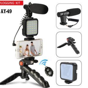 Ay 49 Video Making Tripod Kit With Mic 1 Piece, 1 Unit