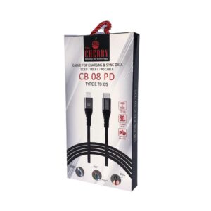 Apple Cherry Type-c To Iphone Data Cable 60w Cb 08 Pd, 1 Unit