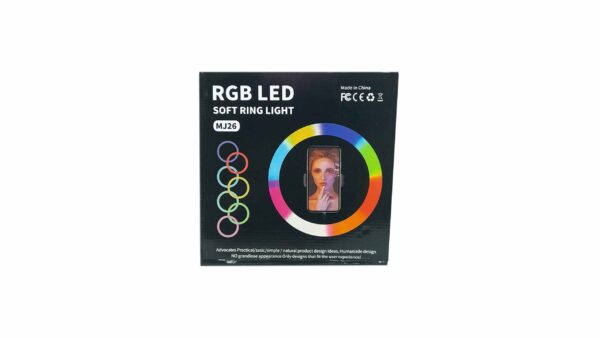 Selfie Ring Light - Mj26 Rgb Led Soft Light, 1 Unit