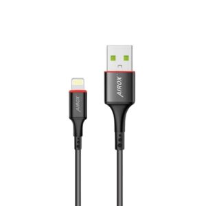Apple Airox Iphone Data Cable 2.4a 1m Black 1 Piece, 1 Unit