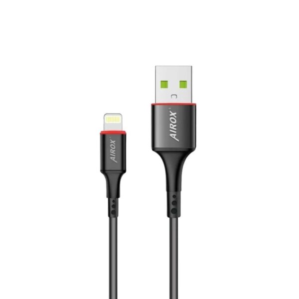 Apple Airox Iphone Data Cable 2.4a 1m Black 1 Piece, 1 Unit