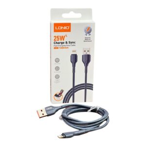 Ldnio Ls851 Lightning Usb Fast Charging Data Cable 25w 1m 1pc, 1 Unit