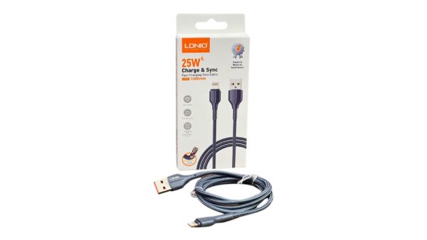 Ldnio Ls851 Lightning Usb Fast Charging Data Cable 25w 1m 1pc, 1 Unit