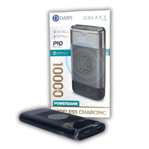 Dany Wireless Power Bank 10000mah 3.0a G-101, 1 Unit