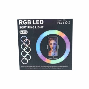 Selfie Ring Light - Mj33 Rgb Led Soft Ring Light, 1 Unit