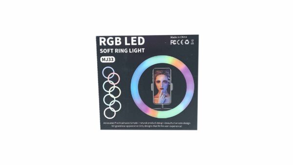 Selfie Ring Light - Mj33 Rgb Led Soft Ring Light, 1 Unit