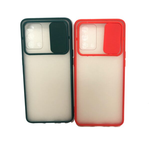 Oppo F19 Shutter Window Case (green, Red), 1 Unit