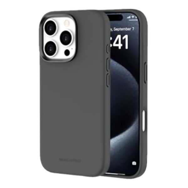 Apple Machino Premium Liquid Silicone Case With Magsafe For Iphone 16 Pro Max 6.9" (2024) - Black (mc-ip22) 1 Piece, 1 Unit