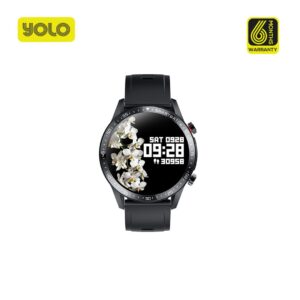 Yolo Fortuner Bluetooth Calling Smart Watch Charcoal Black 1 Piece, 1 Unit