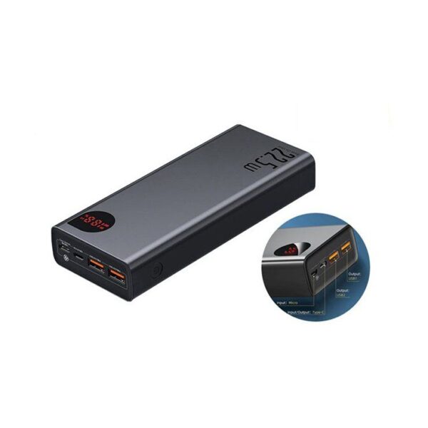 Baseus Adaman Metal Digital Display 20000mah 22.5w Quick Charge Power Bank 1pc, 1 Unit