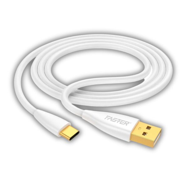 Faster Usb To Type C Cable 2.4 Ampere 1.2 Meter 1 Piece, 1 Unit