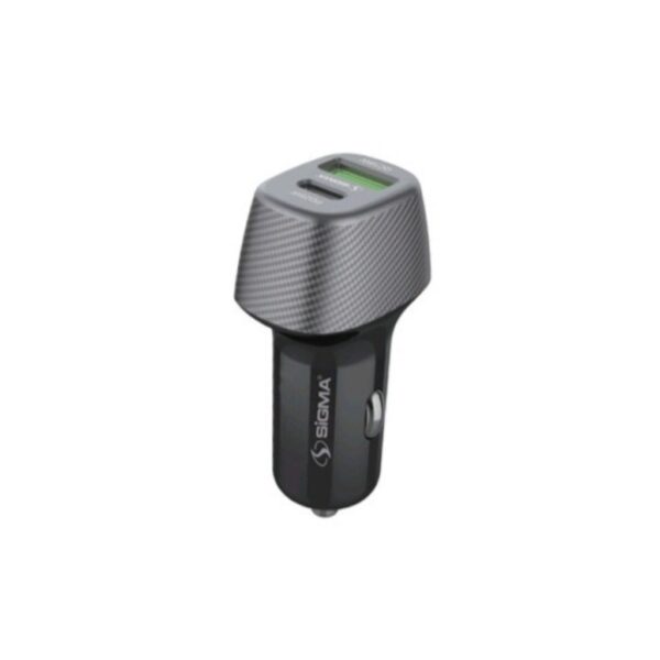 Sigma Car Charger Usb & Type-c Pd 43w, 1 Unit