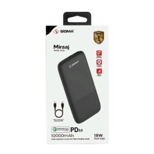 Sigma Power Bank 10000 Mah 3.0a 18w Pd Support Sc-92, 1 Unit