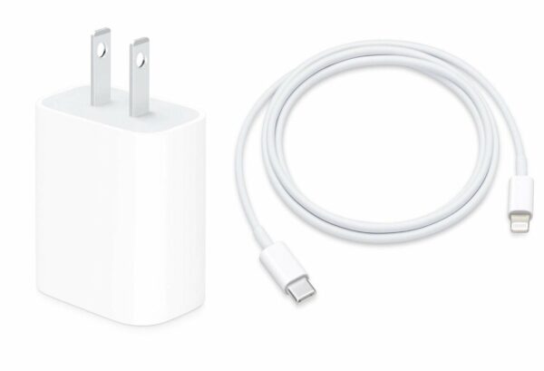Apple Iphone 20w Usb C Power Adapter & Usb C To Lightning Cable 1 Piece, 1 Unit
