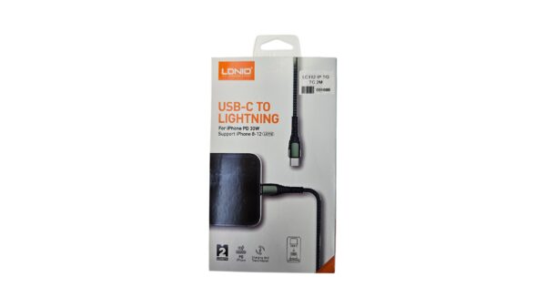 Ldnio Lc112 Pd Usb-c To Lightning 30w Cable (2000mm) 1pc, 1 Unit
