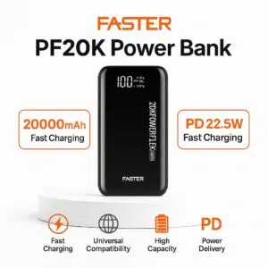 Faster PF20k Power Bank 20000mAh
