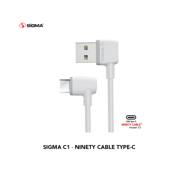 Sigma C1 ‐ Ninety Cable Type-c, 1 Unit