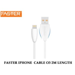 Apple Faster Iphone Cable O3 2 Mlength, 1 Unit