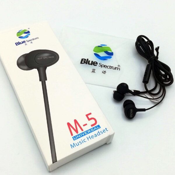 Blue Spectrum M5 Earphones 1 Piece, 1 Unit