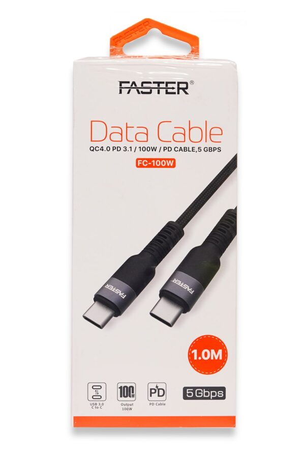 Faster Fc-100w C To C Cable, 1 Unit