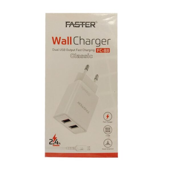 Faster Fc88 Micro Charger 1 Piece, 1 Unit