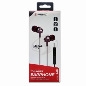 Sigma S-20 Earphone, 1 Unit